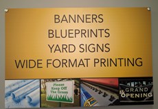 Banners Blueprints Yard Signs